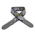 DSL Straps Weaving Jacquard Weaving Guitar Strap 2"  - FG Purple