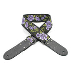 DSL Straps Weaving Jacquard Weaving Guitar Strap 2"  - FG Purple