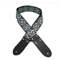 DSL Straps Weaving Series Jacquard Weaving Guitar Strap 2in  - FIL White
