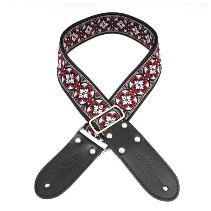 DSL Straps Weaving Series Jacquard Weaving Guitar Strap 2in  - Redhouse