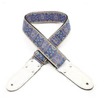 DSL Straps Weaving Series Jacquard Weaving Guitar Strap 2in  - SAL Blue