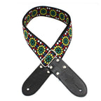 DSL Straps Weaving Series Jacquard Weaving Guitar Strap 2in  - SG Green