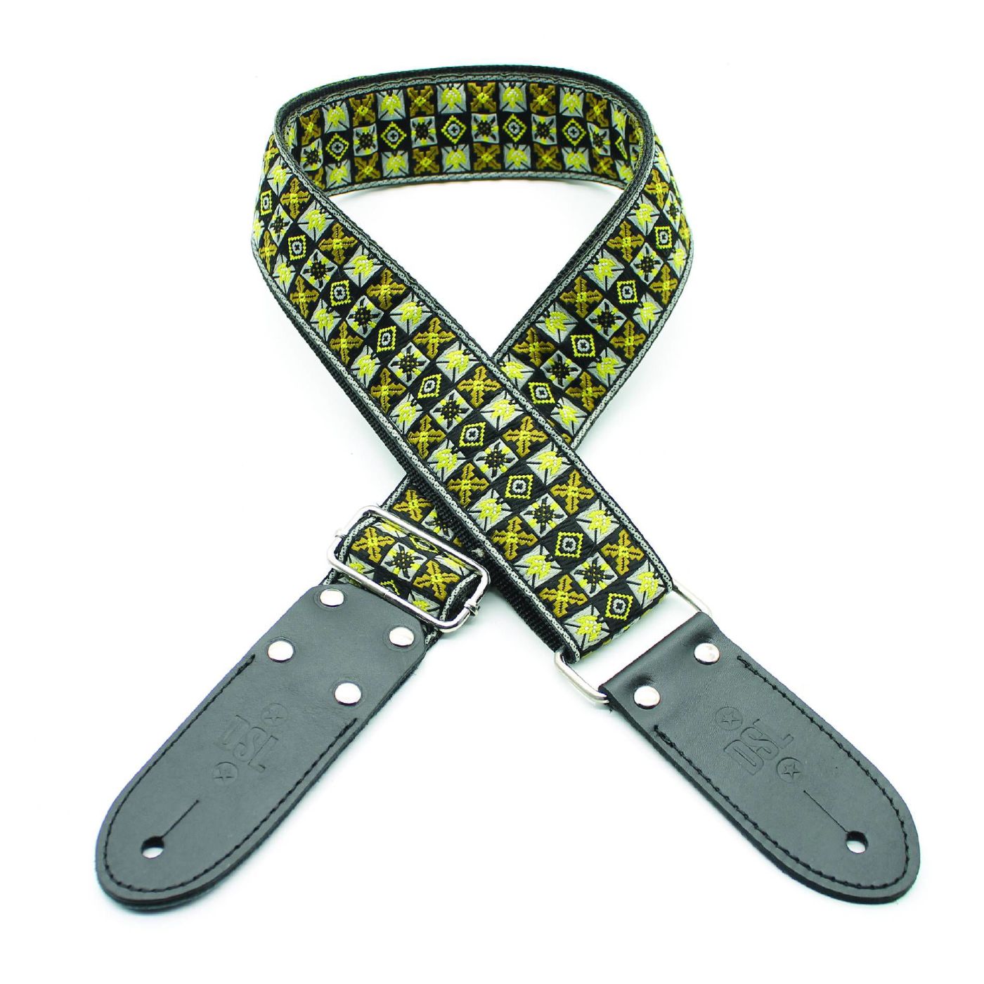 DSL Straps Weaving Series Jacquard Weaving Guitar Strap 2in  - Wood