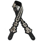 DSL Straps Metal Series RR Tribute Guitar Strap 2.5in - Black/Black