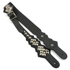 DSL Straps Metal Series RR Tribute Guitar Strap 2.5in - Black/Black
