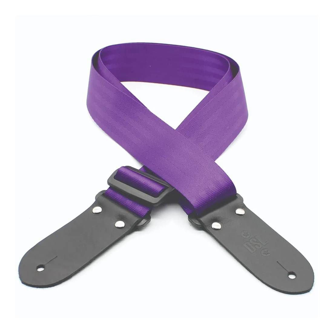 DSL Straps Classic Series Seat Belt Guitar Strap 2in Webbing - Purple