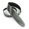 DSL Straps Classic Series Single Ply Guitar Strap 2.5in - Black/Beige Stitch