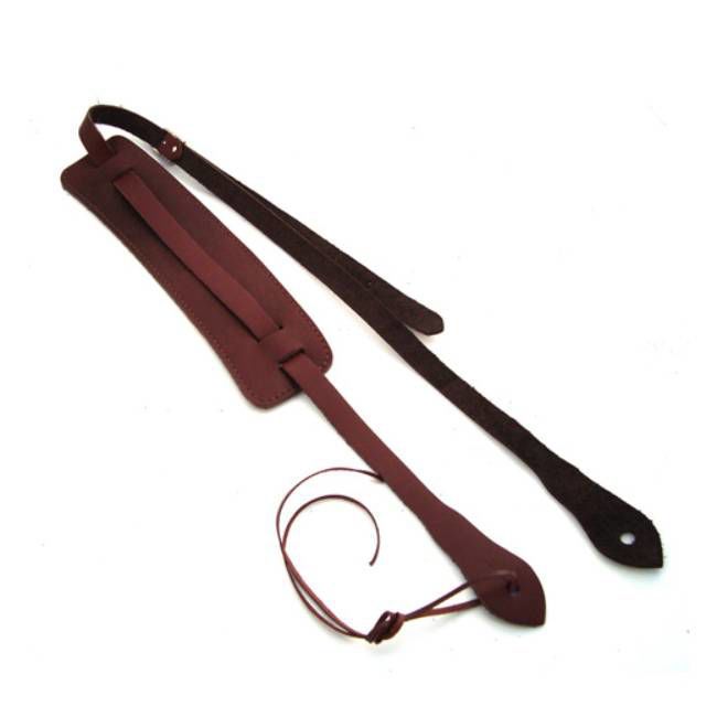 DSL Straps Bluegrass Series Ukulele Strap - Maroon/Brown