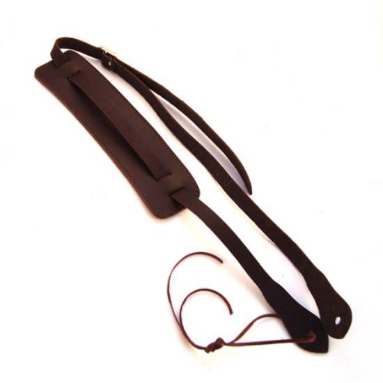 DSL Straps Bluegrass Series Ukulele Strap - Saddle Brown/Brown