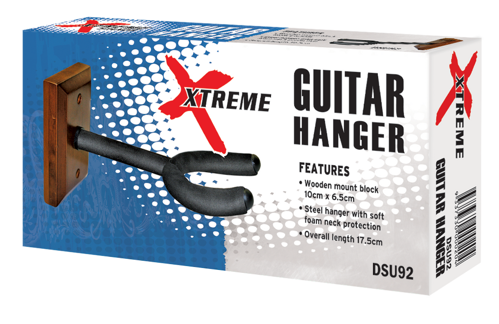 Xtreme DSU92 Woodblock Wall Mount Guitar Hanger