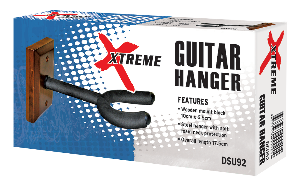 Xtreme DSU92 Woodblock Wall Mount Guitar Hanger