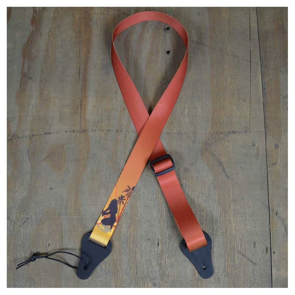 Colonial Leather Printed Webbing Ukulele Strap - Hawaii