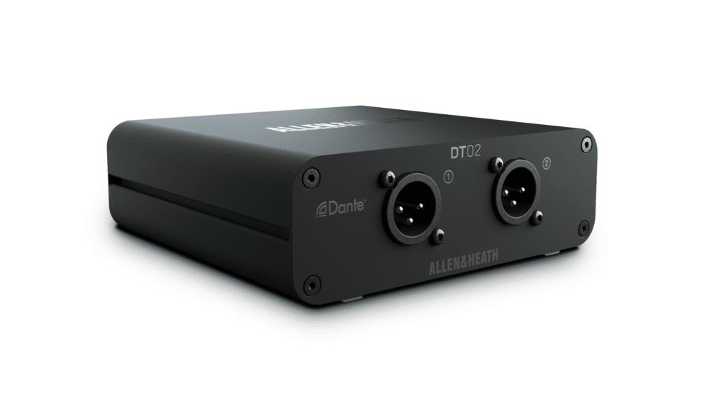 Allen & Heath DT02 2 output Dante Interface