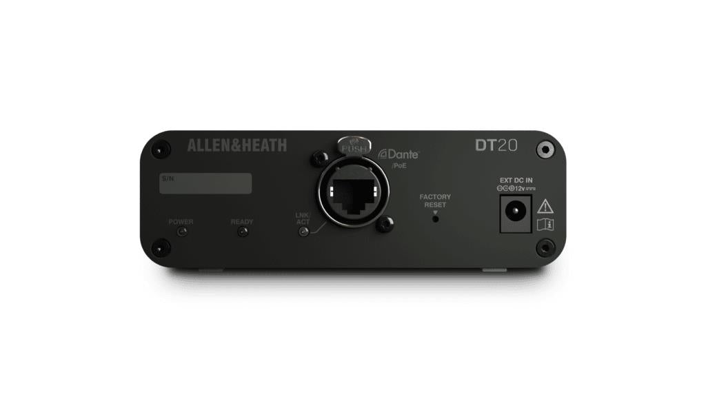 Allen & Heath DT20 2 input Dante Interface
