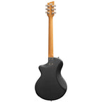 Duesenberg Julietta Catalina electric guitar in black with sleek body and chrome hardware, showcasing its stylish design and pickups.