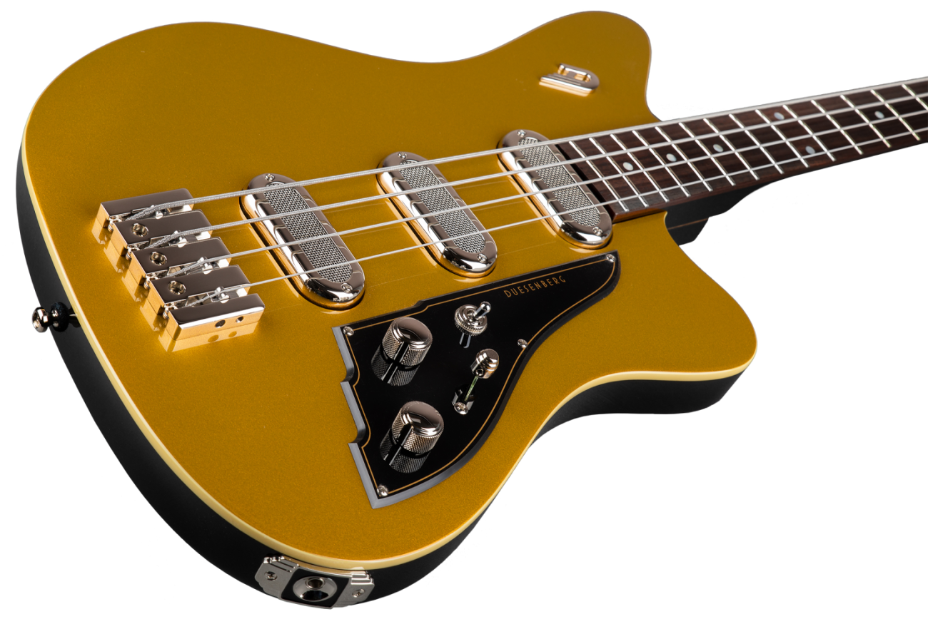 Duesenberg Triton Bass Guitar in Gold Top