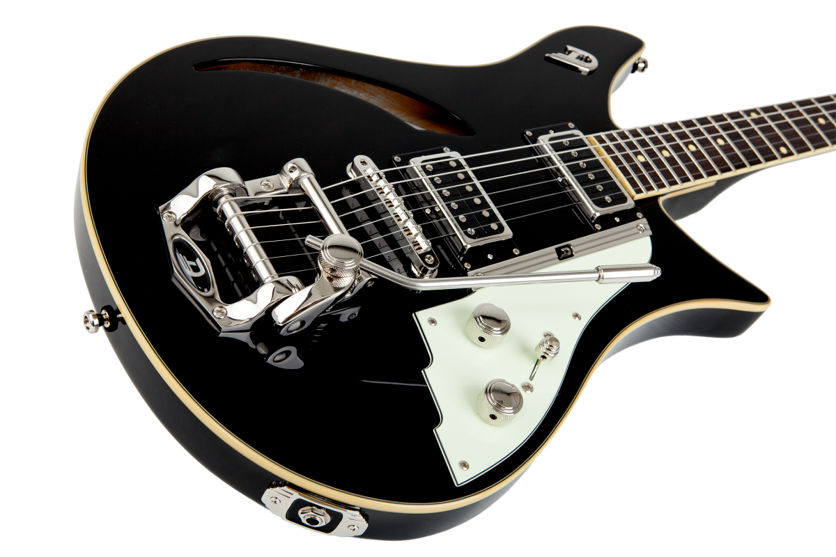 Duesenberg Double Cat Electric Guitar in Black