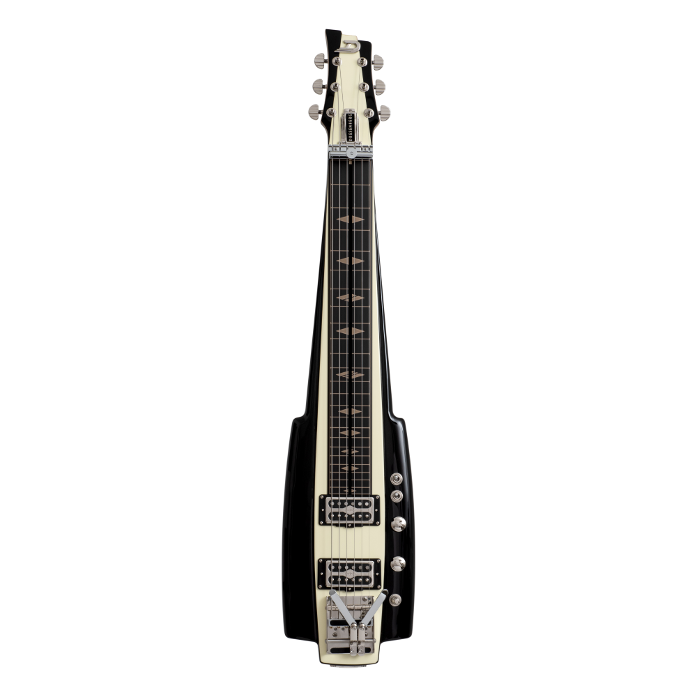 Duesenberg Fairytale Lapsteel Guitar in Split King Ivory and Black