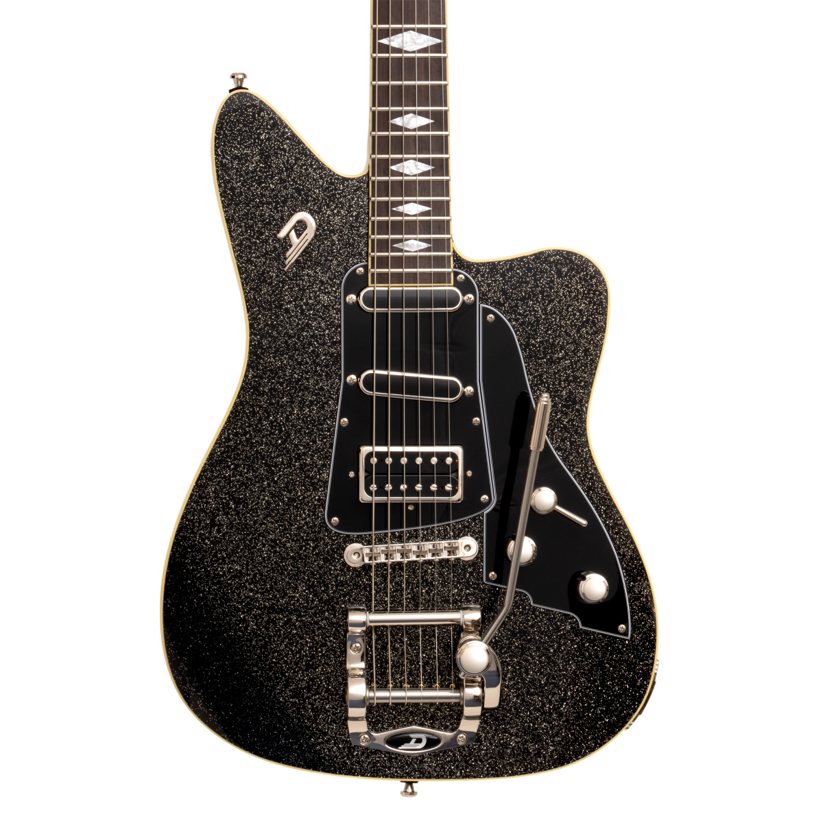 Duesenberg Paloma Electric Guitar in Black Sparkle