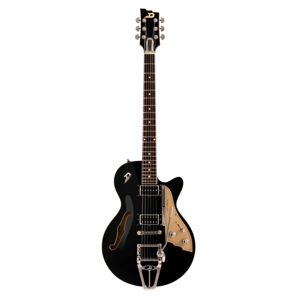 Duesenberg Starplayer TV Hollowbody Electric Guitar in Black