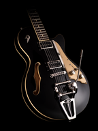 Duesenberg Starplayer TV Hollowbody Electric Guitar in Black