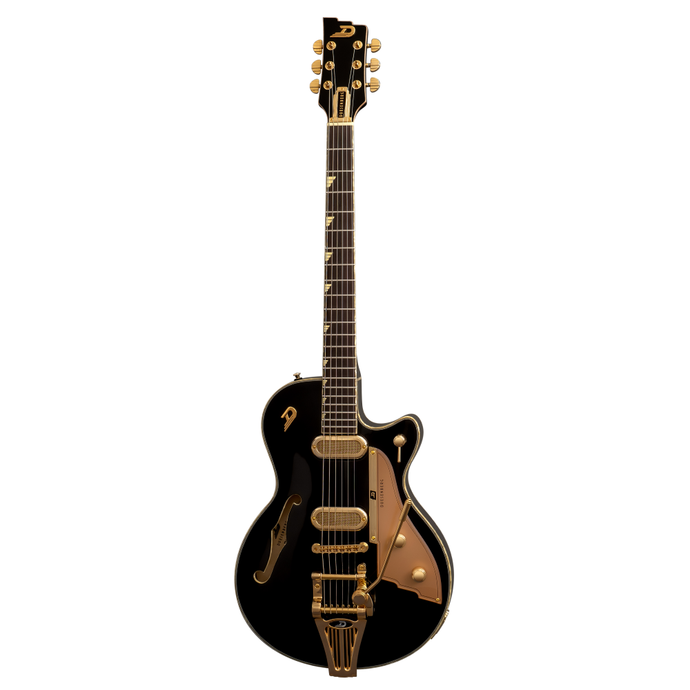 Duesenberg Starplayer TV Phonic Hollowbody Electric Guitar in Black