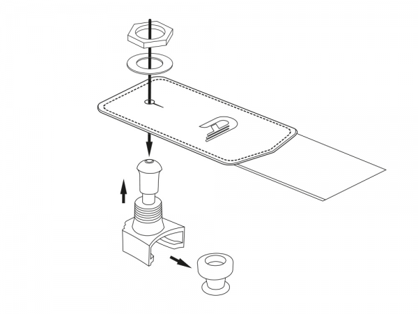 Duesenberg Drop Stop - Nickel