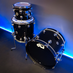 DW Collectors Maple SSC 20/10/14 3pc Drum Shell Pack - Gloss Black Finish Ply