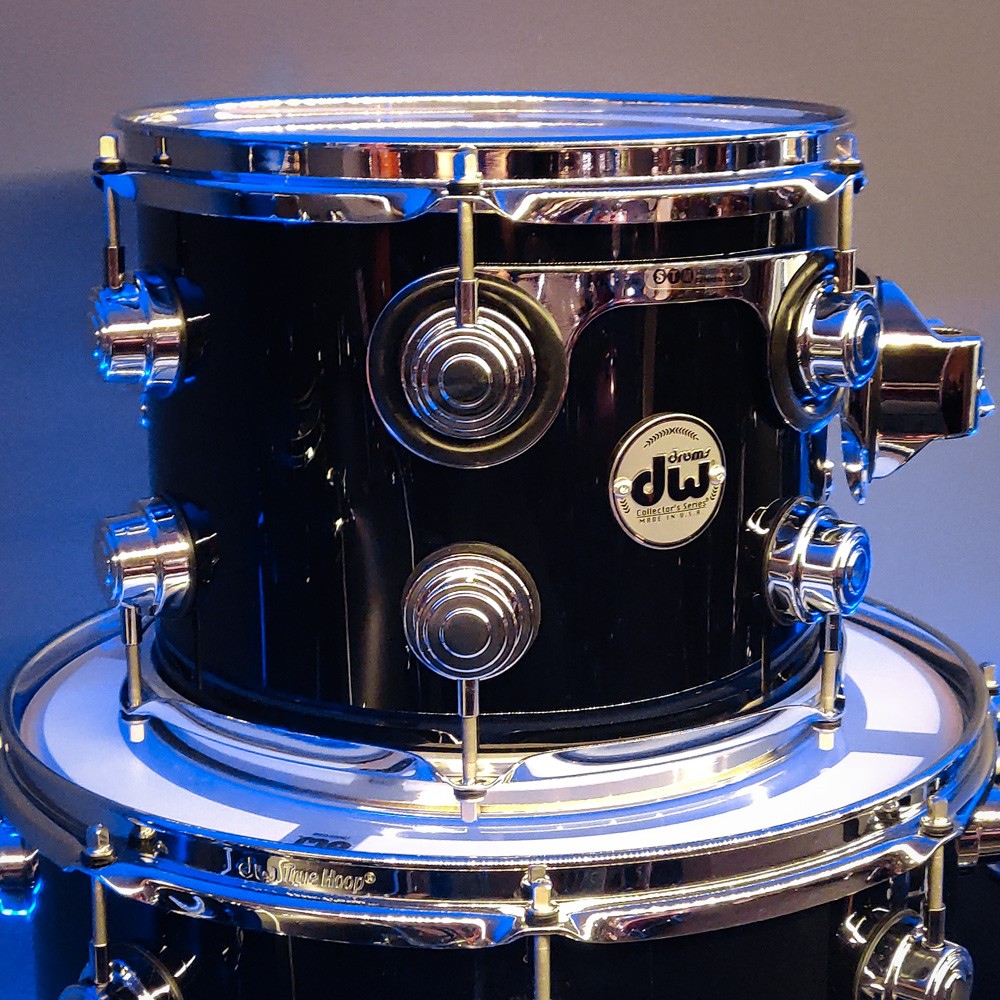 DW Collectors Maple SSC 20/10/14 3pc Drum Shell Pack - Gloss Black Finish Ply