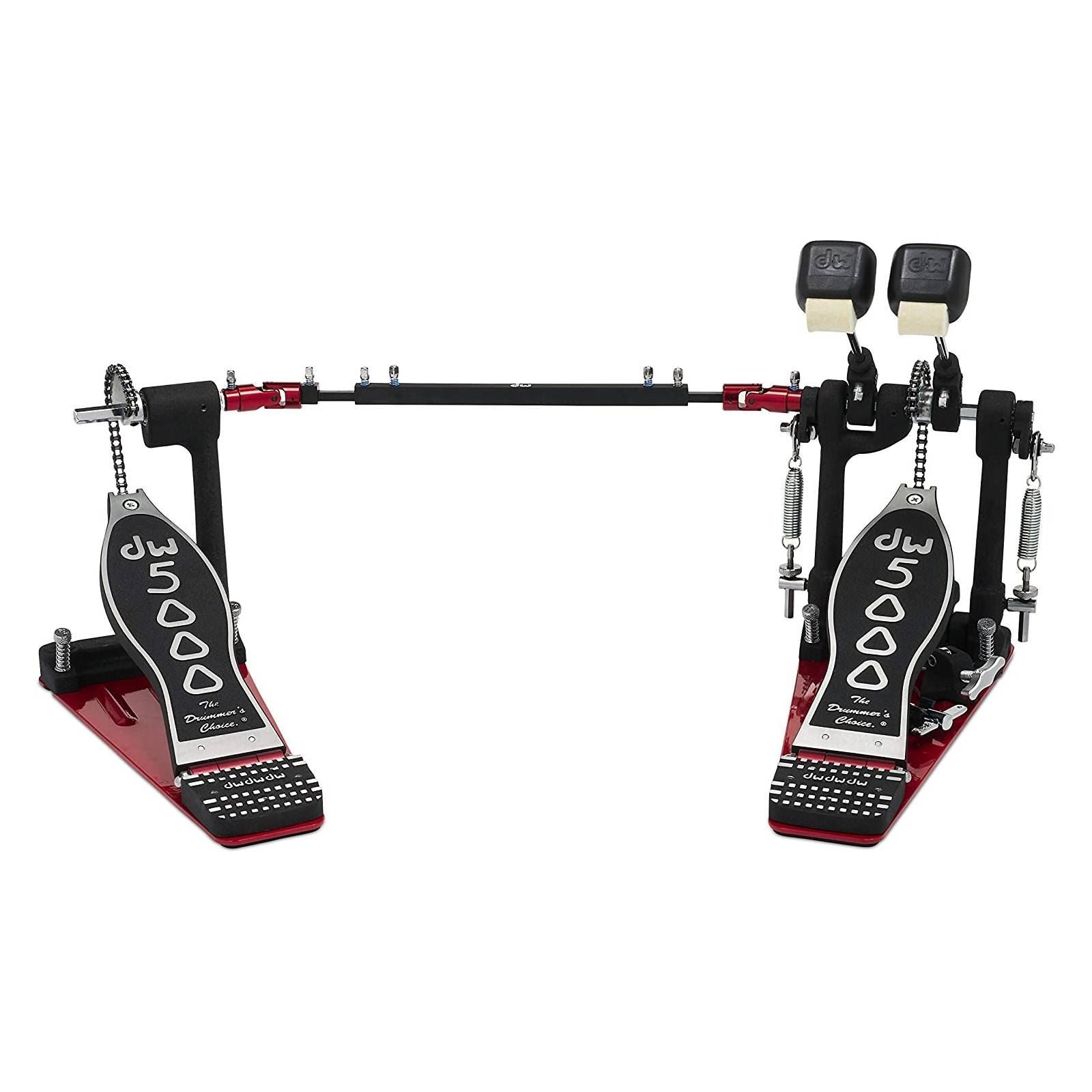 DW 5002AH4 single chain double bass drum pedal with sleek design and sturdy construction for optimal performance.