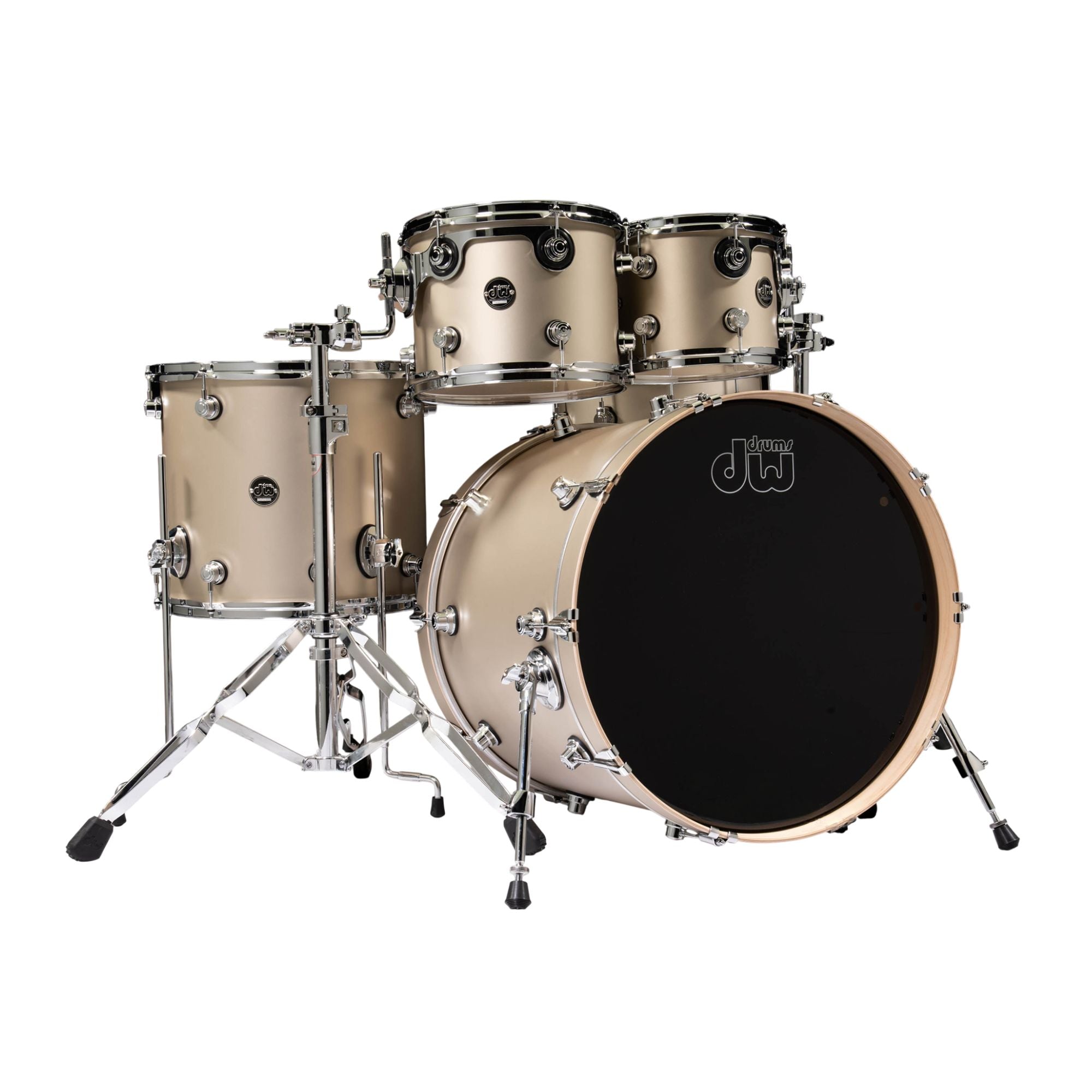 DW Performance Series USA Drum kit in Gold Mist 10/12/16/22/SD