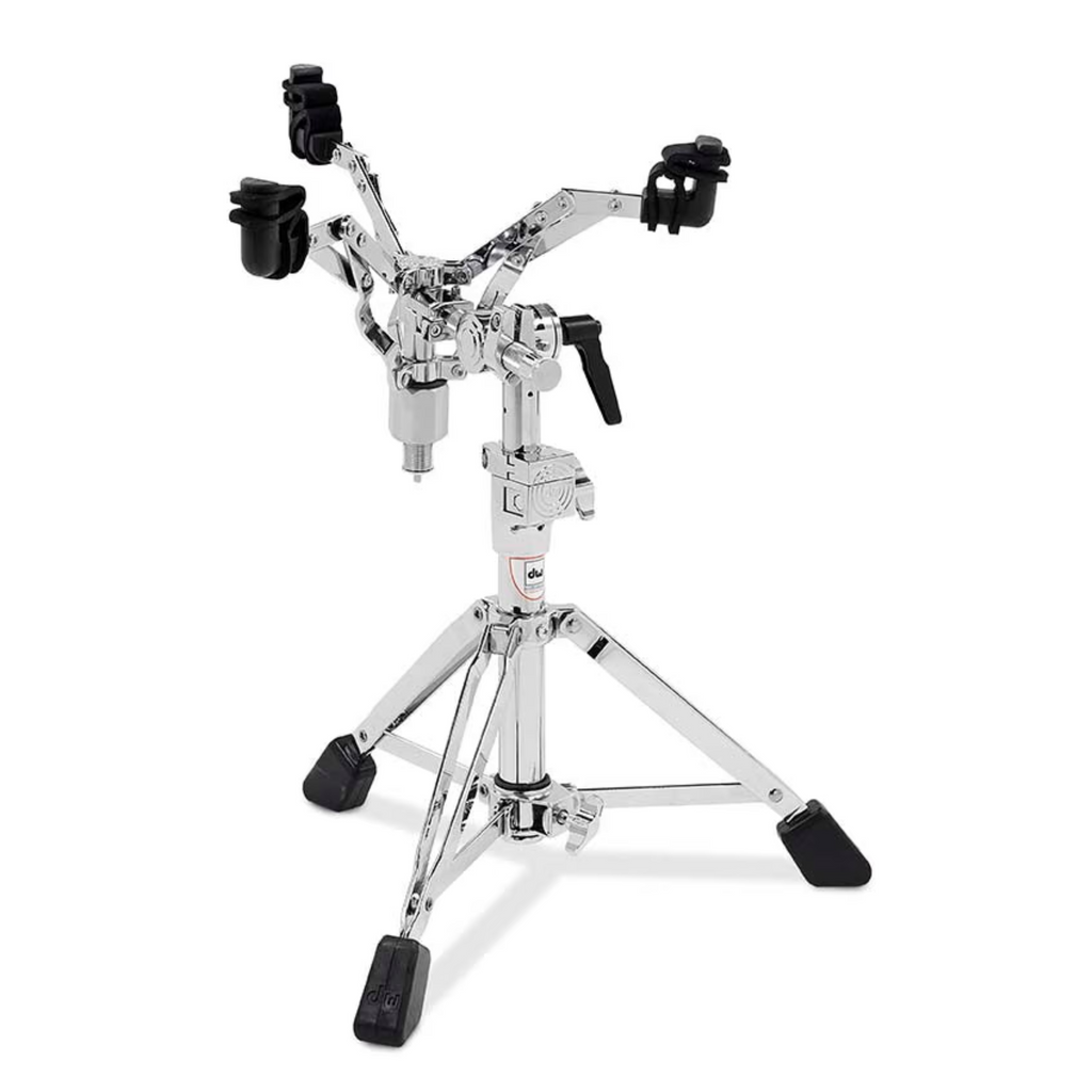 DW 9000 Series Airlift Tom and Snare Drum Stand, durable DW hardware with adjustable features for professional drum setups.
