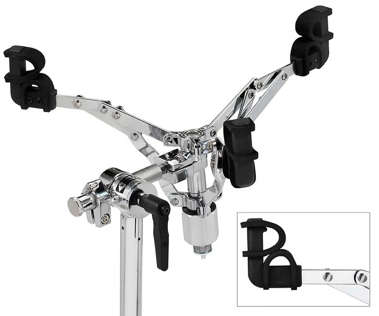 DW 9000 Series Airlift Tom/Snare Stand, professional drum hardware with adjustable height and sturdy construction, black finish.