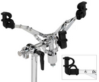 DW 9000 Series Airlift Tom/Snare Stand, professional drum hardware with adjustable height and sturdy construction, black finish.