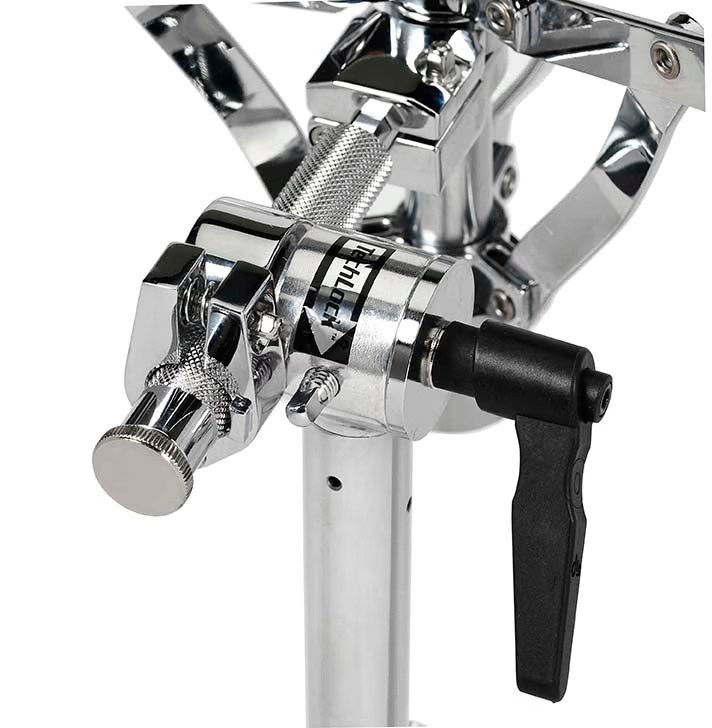 DW 9000 Series Airlift Tom and Snare Drum Stand, durable DW drum hardware with adjustable height and secure grip, black finish