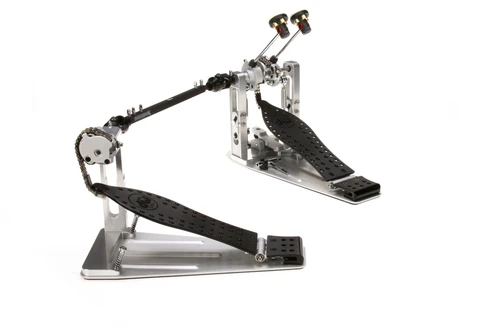 DW MFG Series Machined Chain Drive Double Bass Drum Pedal with Bag - Black