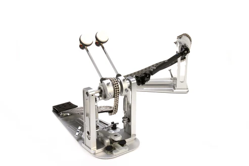 DW MFG Series Machined Chain Drive Double Bass Drum Pedal with Bag - Black
