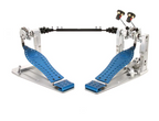 DW MFG Series Machined Chain Drive Double Bass Drum Pedal with Bag - Blue