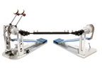 DW MFG Series Machined Chain Drive Double Bass Drum Pedal with Bag - Blue