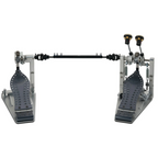 DW MFG Series Machined Chain Drive Double Bass Drum Pedal with Bag - Gray