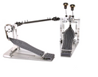 DW MFG Series Machined Chain Drive Double Bass Drum Pedal with Bag - Gray