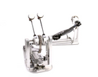DW MFG Series Machined Chain Drive Double Bass Drum Pedal with Bag - Gray