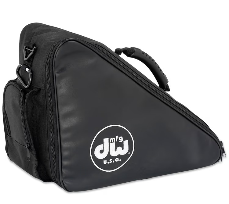 DW MFG Series Machined Chain Drive Single Bass Drum Pedal with Bag - Black