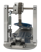 DW MFG Series Machined Chain Drive Single Bass Drum Pedal with Bag - Blue