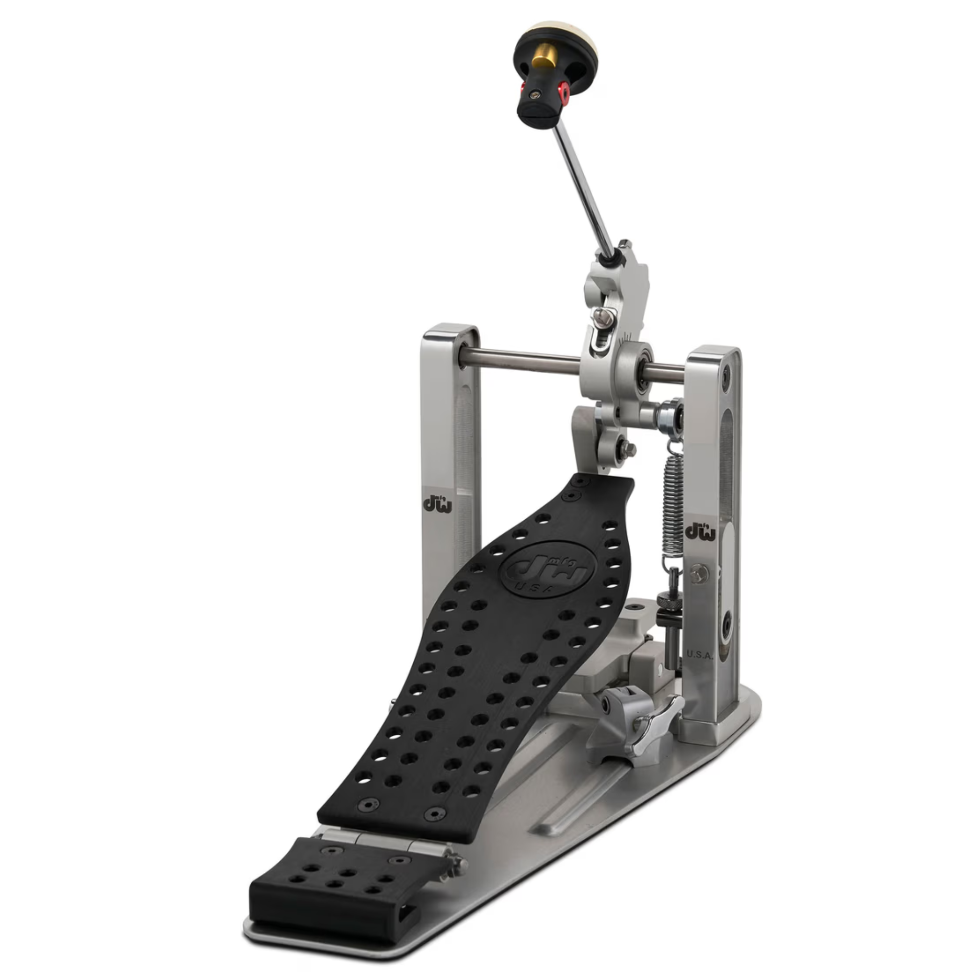 DW MFG Series Machined Direct Drive Single Bass Drum Pedal with Bag - Black