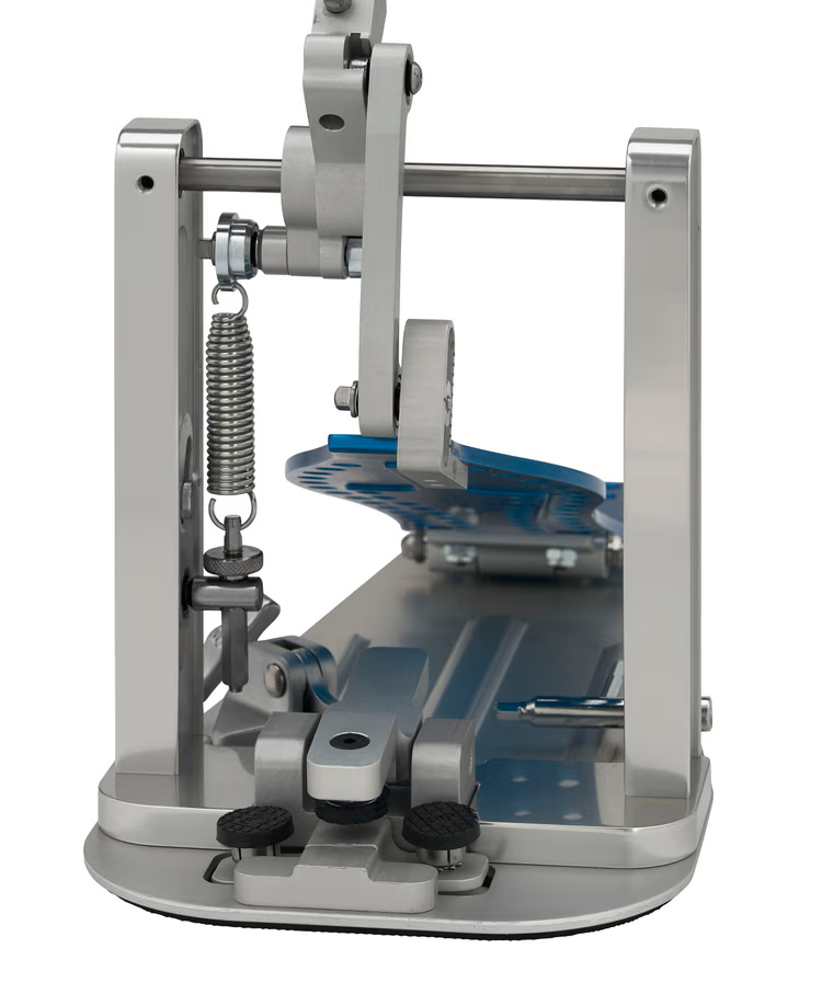 DW MFG Series Machined Direct Drive Single Bass Drum Pedal with Bag - Blue