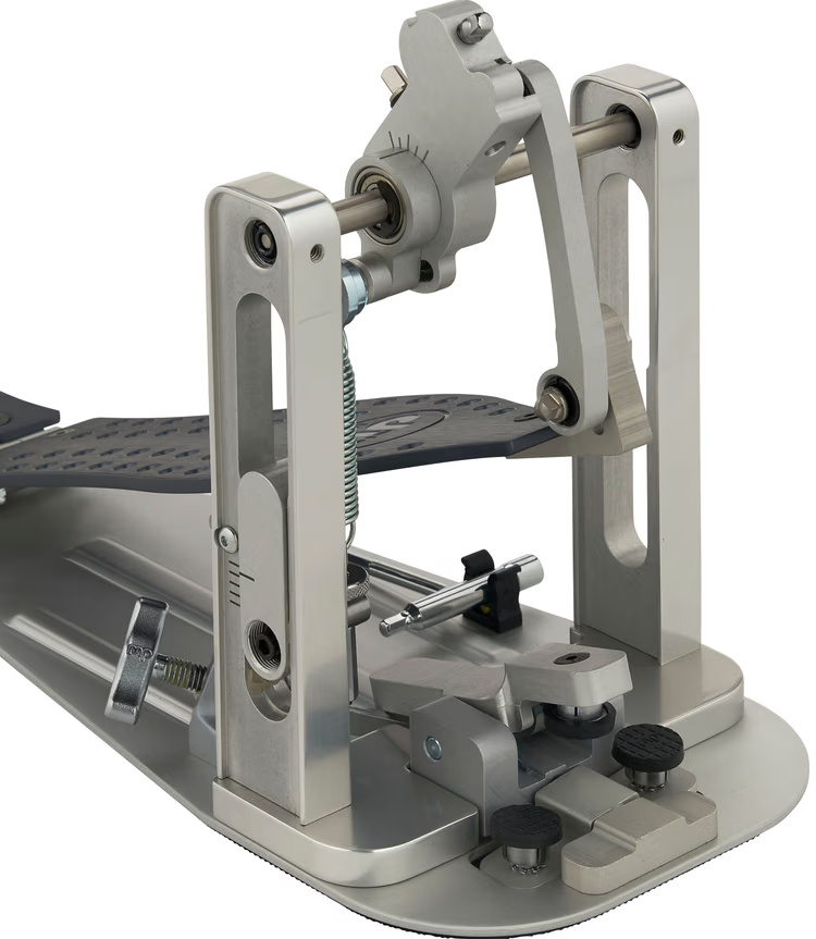 DW MFG Series Machined Direct Drive Single Bass Drum Pedal with Bag - Gray