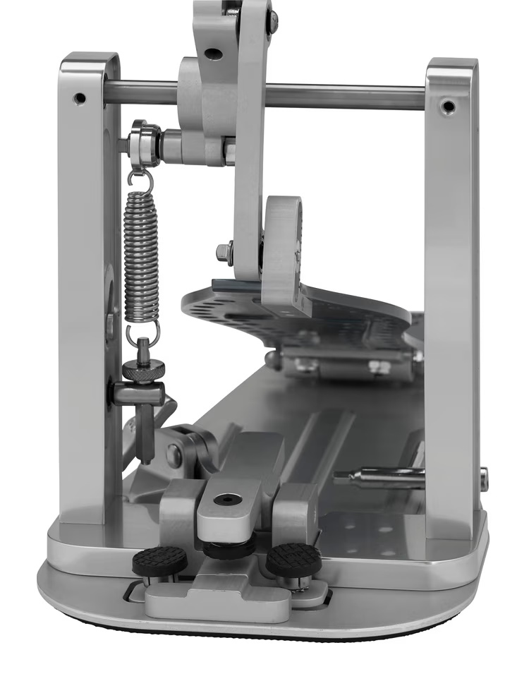 DW MFG Series Machined Direct Drive Single Bass Drum Pedal with Bag - Gray