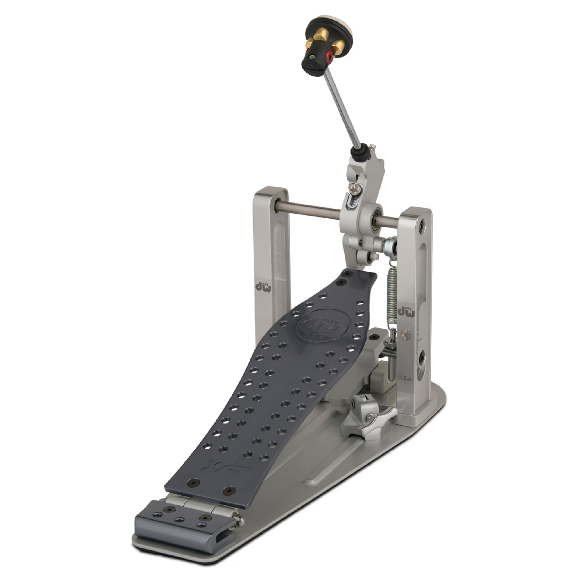 DW MFG Machined Direct Drive Single Bass Drum Pedal with Extended Footboard