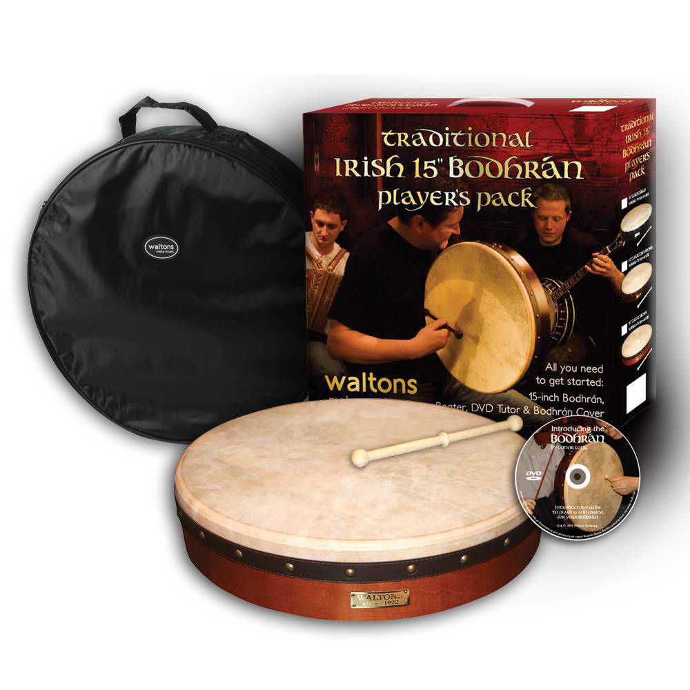Waltons DWP19415 15in Plain Head Bodhran Pack